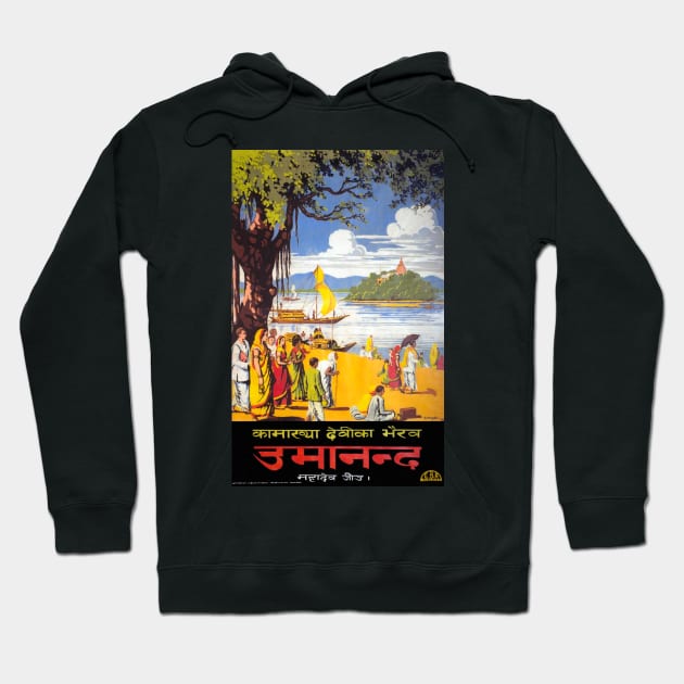 Vintage Travel Poster India - Kolkata 1930s Hoodie by vintagetreasure